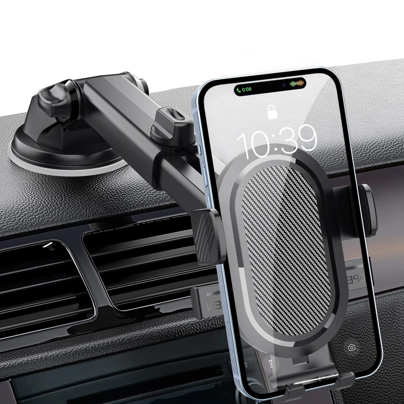 Universal Easy One Touch Car Holder for Windshield & Dashboard 