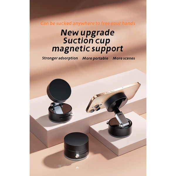 Soporte magnético para teléfono al vacío, soporte magnético para teléfono de doble cara