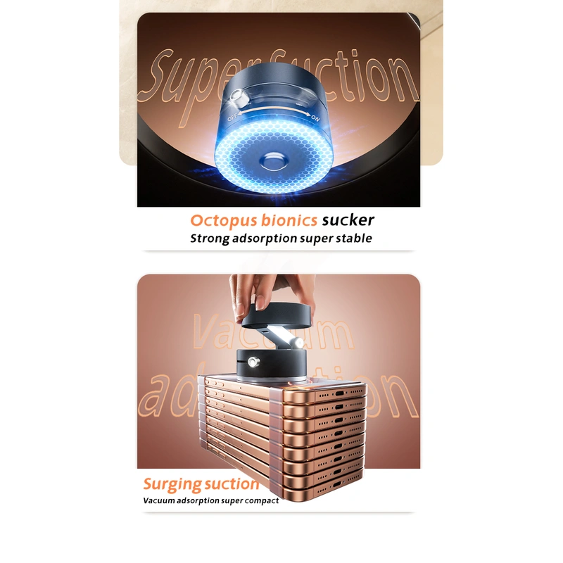 Vacuum Magnetic Phone Holder ，Double-Sided Magnetic Phone Holder 