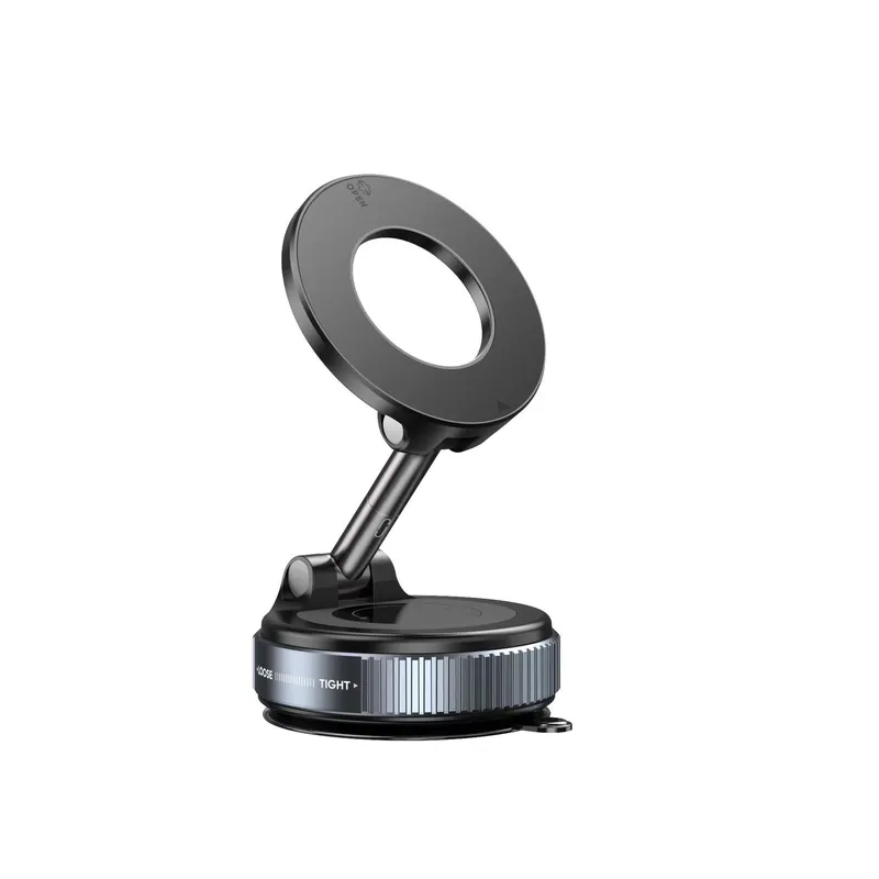 Vacuum Magnetic Phone Holder Suction Phone Mount,Magnetic Suction Cup Car Phone Mount,Double-Sided Magnetic Cell Phone Holder for All Smooth Surface 