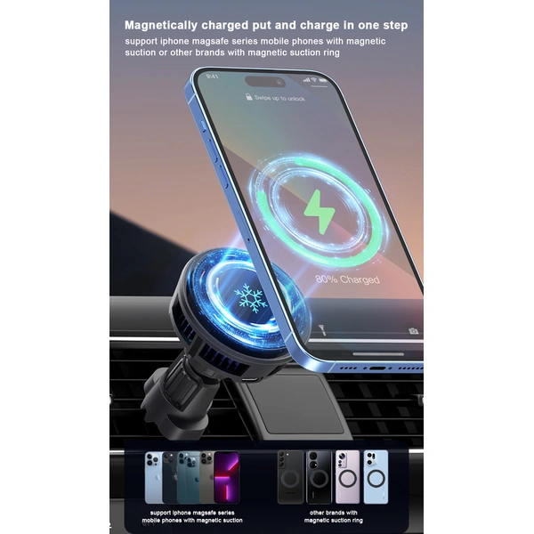 Magnetic semiconductor cooler charger