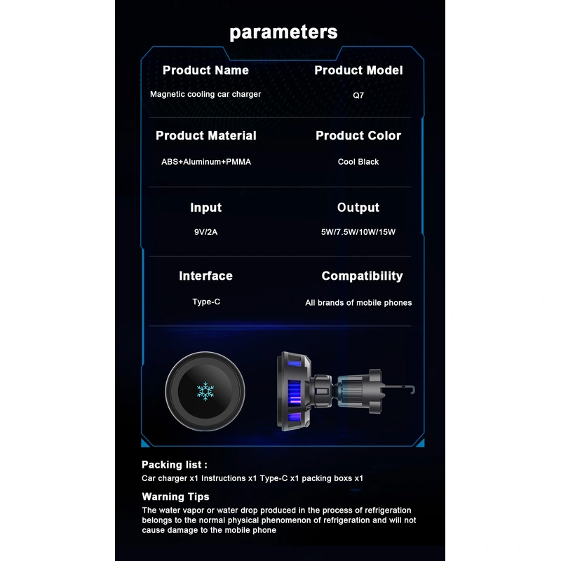 Magnetic semiconductor cooler charger