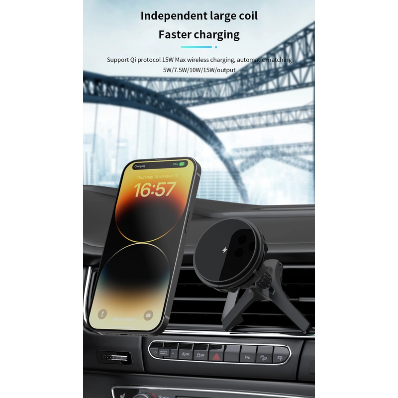 Wireless Car Charger with Cooling