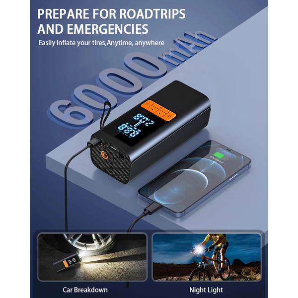 Tire Inflator Portable Air Compressor 