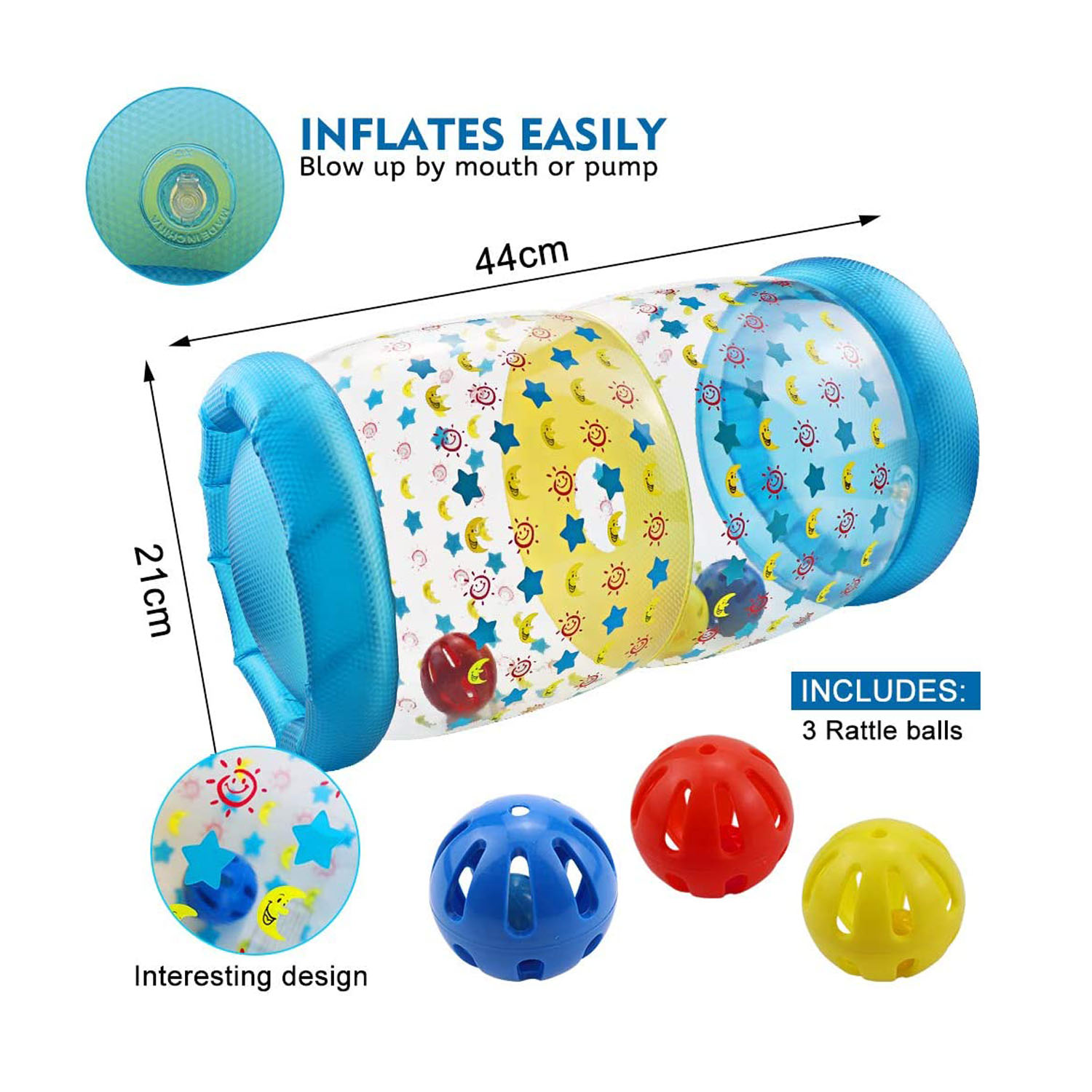 inflatable baby roller