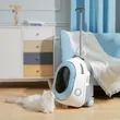 Cat Carrier Backpack with Wheels Puppy Pet Rolling Backpack Carrier