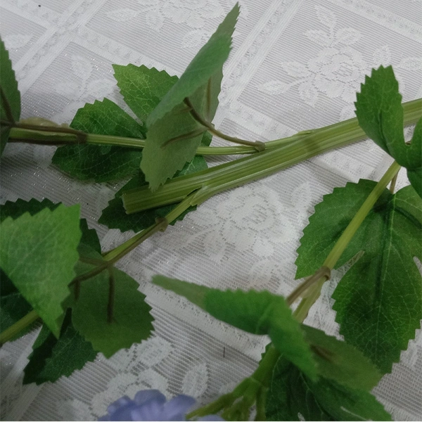 Artificial 3heads hydrangea branch for home wedding decoration