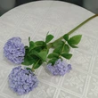 Artificial 3heads hydrangea branch for home wedding decoration