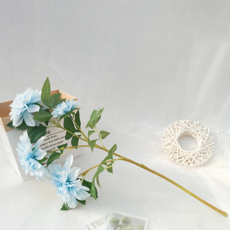 Artificial dahlia flower for home party wedding decoration