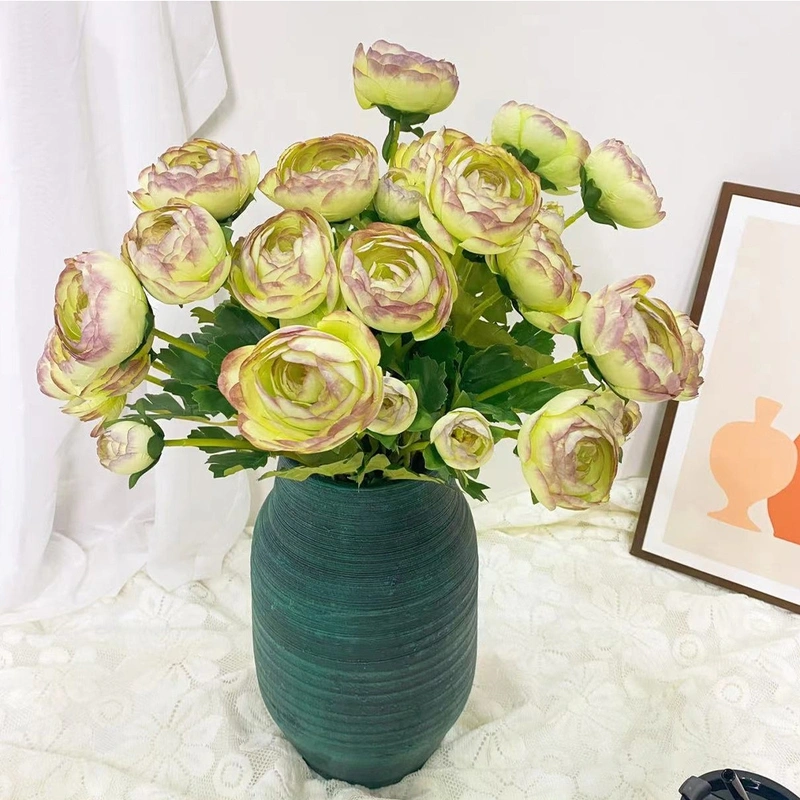 Artificial ranunculus flower for home decoration