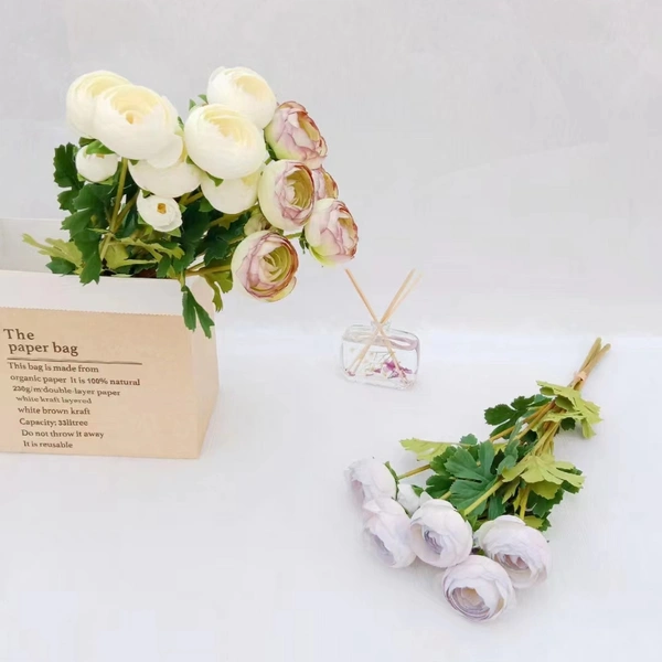 Artificial ranunculus flower for home decoration