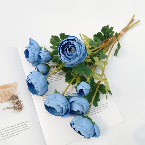 Artificial ranunculus flower for home decoration