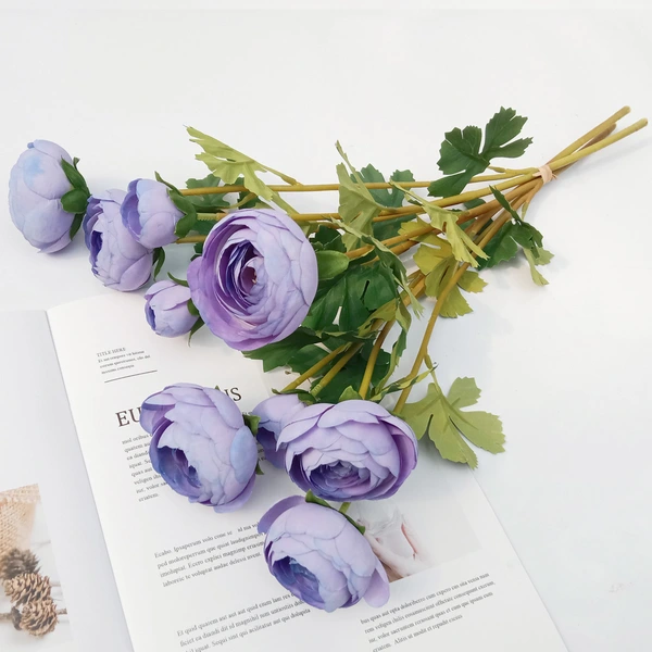 Artificial ranunculus flower for home decoration