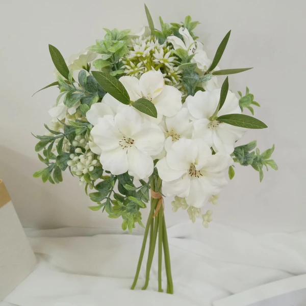 Artificial gardenia flower bouquet for wedding home decoration