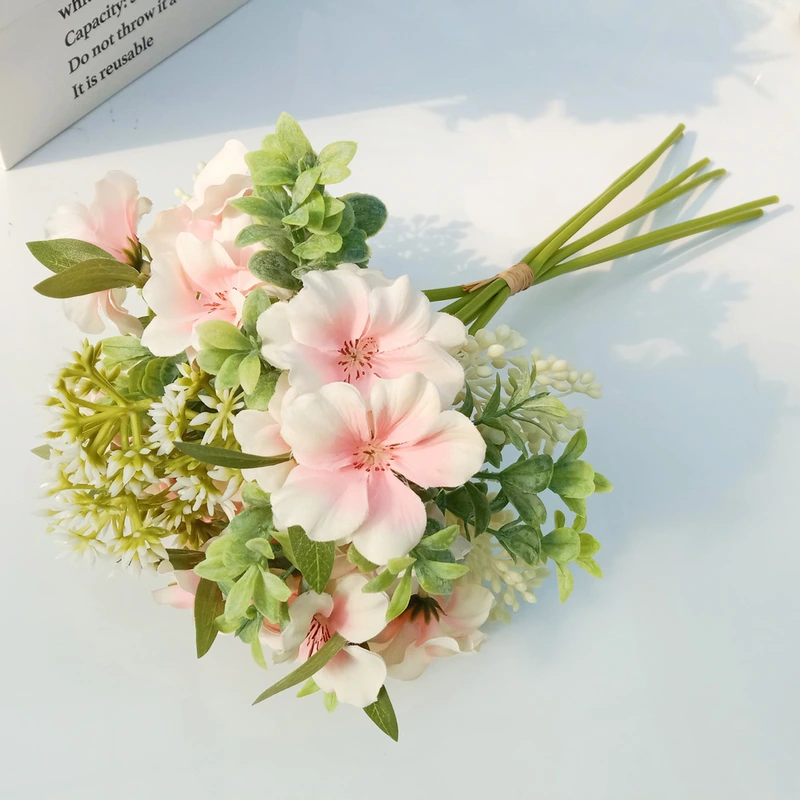 Artificial gardenia flower bouquet for wedding home decoration