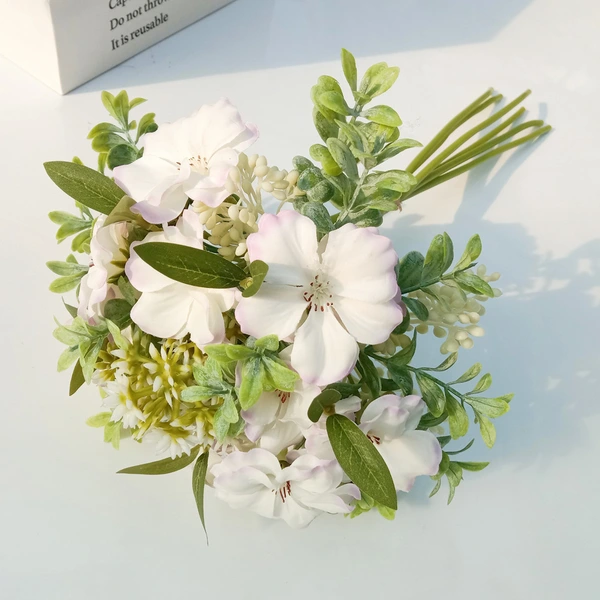 Artificial gardenia flower bouquet for wedding home decoration