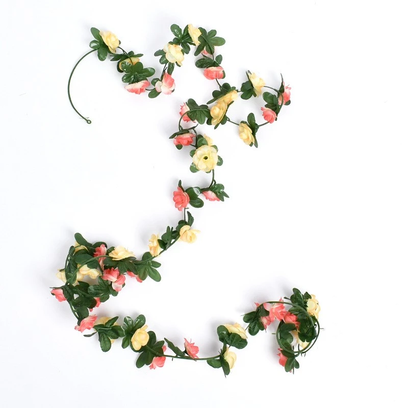 Artificial Rose Vine Artificial Decorative Plant Silk Flowers         