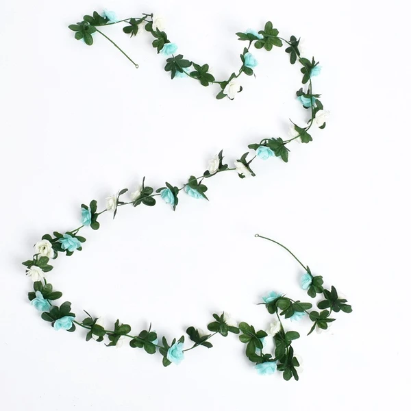 Artificial Rose Vine Artificial Decorative Plant Silk Flowers         