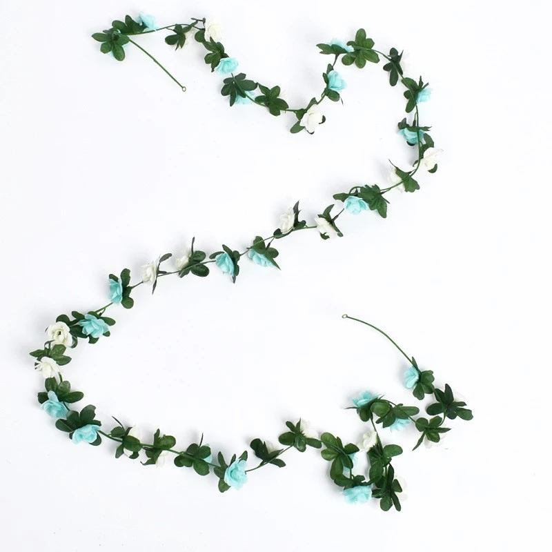 Artificial Rose Vine Artificial Decorative Plant Silk Flowers         
