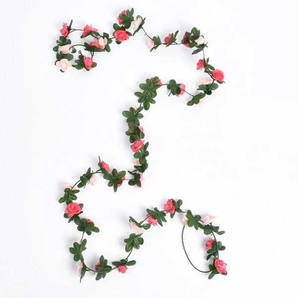 Artificial Rose Vine Artificial Decorative Plant Silk Flowers         