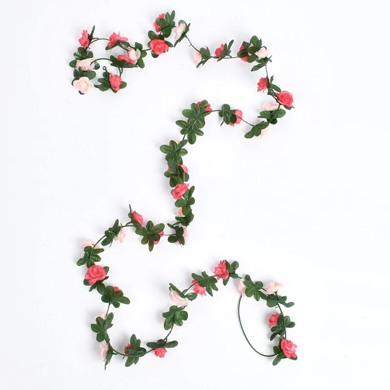 Artificial Rose Vine Artificial Decorative Plant Silk Flowers         
