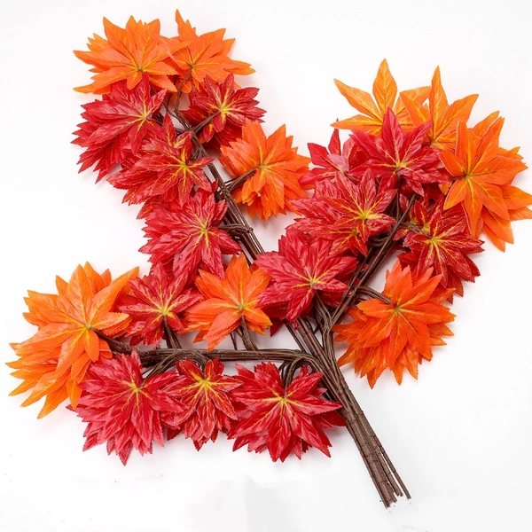 Artificial maple leaves SLFY18 for indoor and outdoor decoration