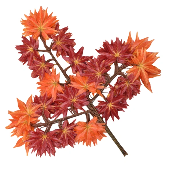 Artificial maple leaves SLFY18 for indoor and outdoor decoration