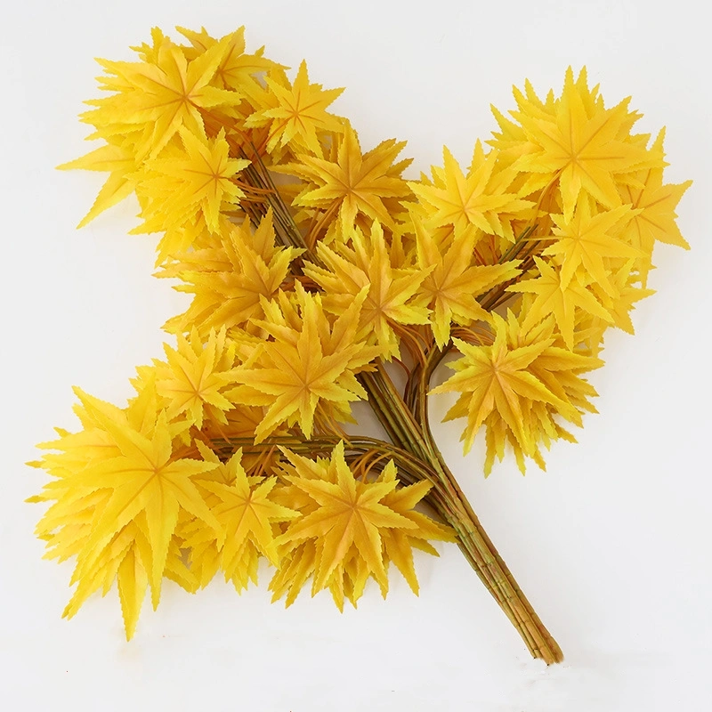 Artificial maple leaves SLMN15 for indoor and outdoor decoration