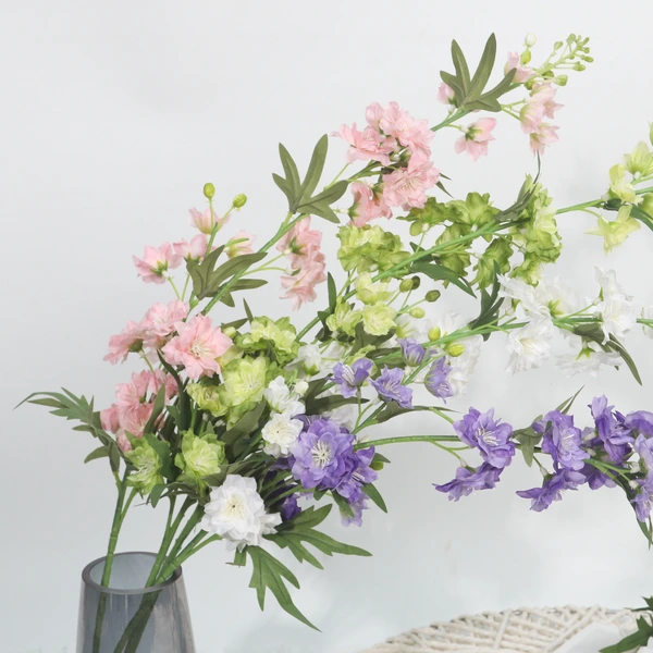 New artificial delphinium flower for home wedding decoration