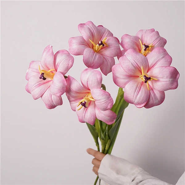 Artificial tulip flower for home wedding office decoration