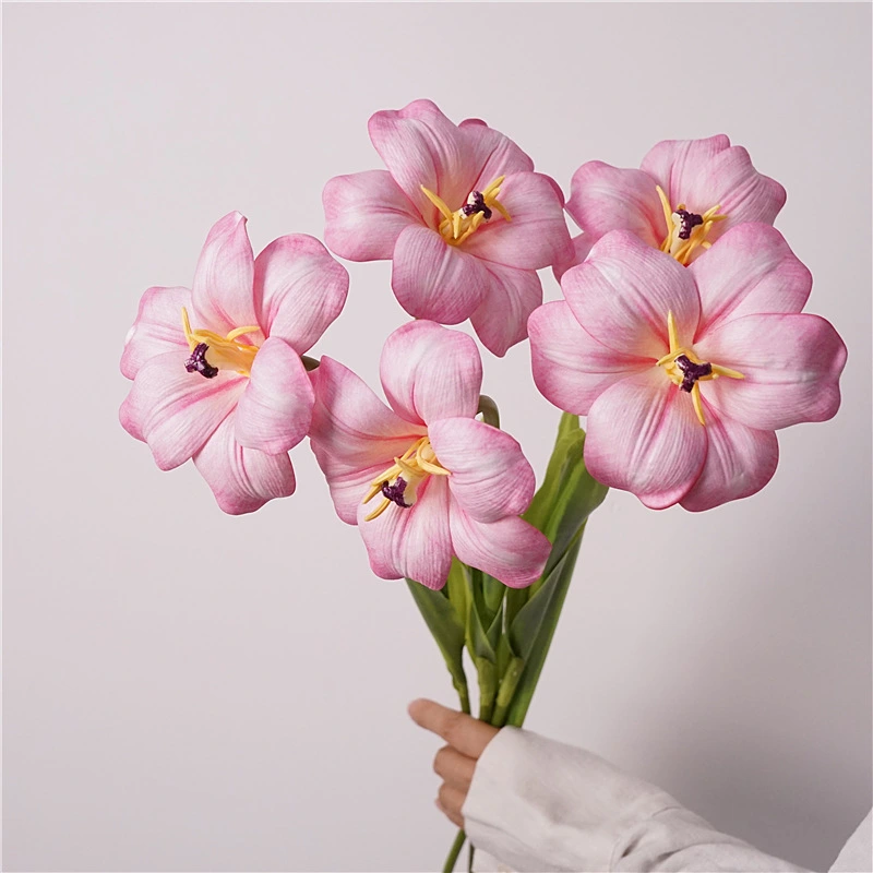 Artificial tulip flower for home wedding office decoration