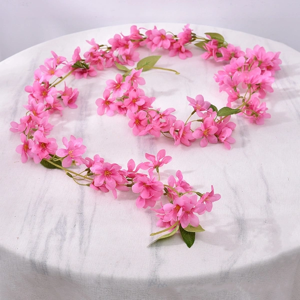 Artificial Jasmine Flower Vine Decorative Plant Silk Flowers         