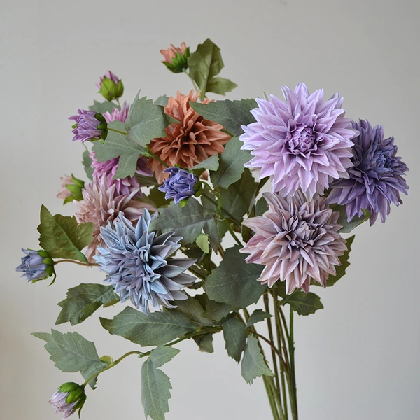 Artificial dahlia for home wedding party decoration