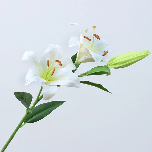 Artificial real touch lily flower for wedding home decoration