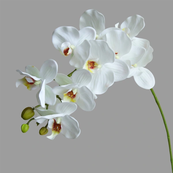 Artificial 9 heads Real Touch Orchids Flower Home Wedding Decoration 
