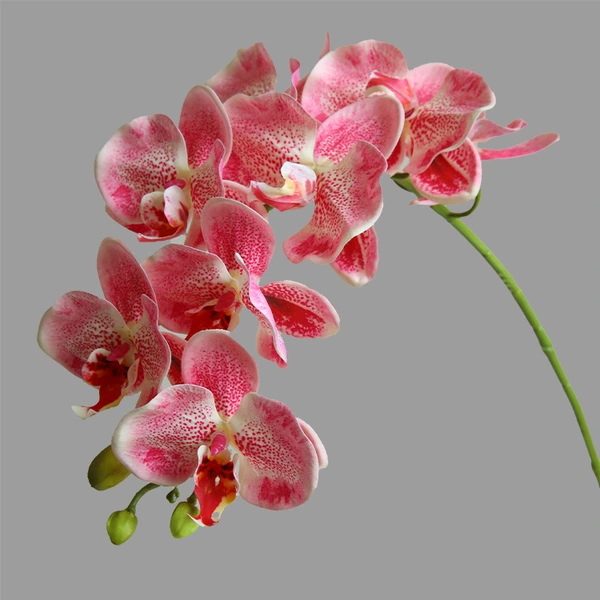 Artificial 9 heads Real Touch Orchids Flower Home Wedding Decoration 