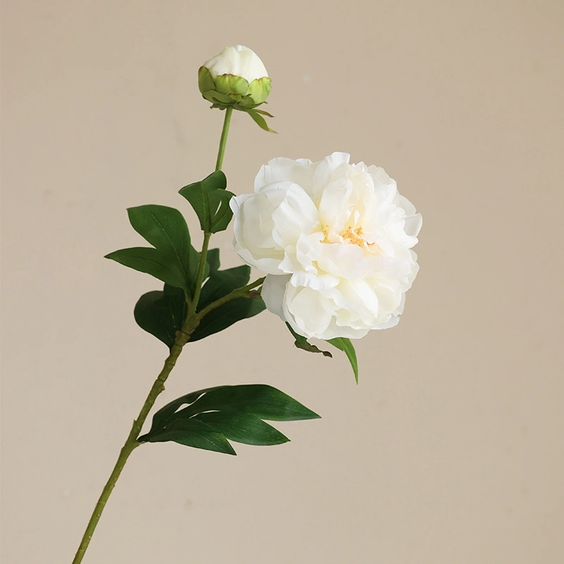 Artificial peony flower fabric pink flower for home hotel wedding decoration