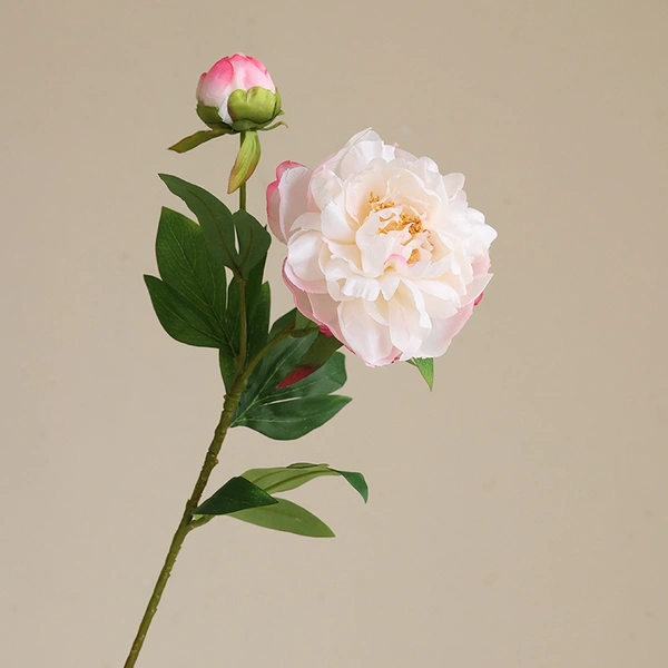 Artificial peony flower fabric pink flower for home hotel wedding decoration