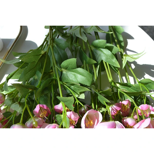 Artificial white hellebore flower for home wedding party decoration