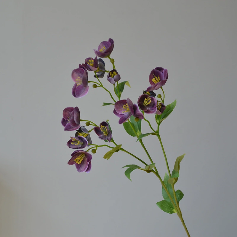 Artificial white hellebore flower for home wedding party decoration