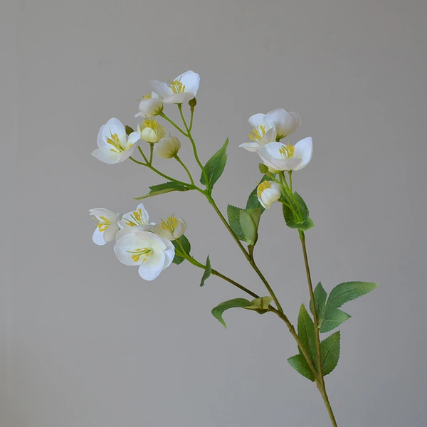 Artificial white hellebore flower for home wedding party decoration