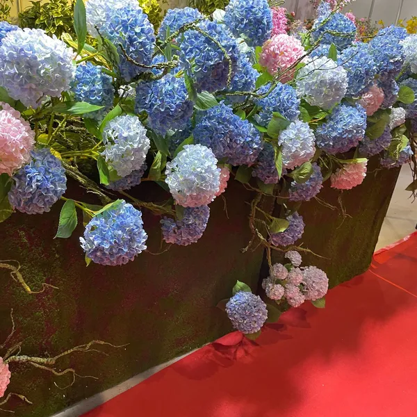 artificial hydrangea for home wedding party decoration