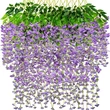 Artificial Wisteria Hanging Flowers Fake Wisteria Flowers 
