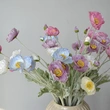 artificial poppy flower for home wedding decoration