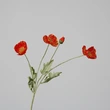 artificial poppy flower for home wedding decoration