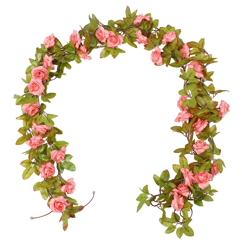 Silk Artificial Rose Vine Hanging Flowers for decoration