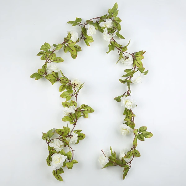Silk Artificial Rose Vine Hanging Flowers for decoration
