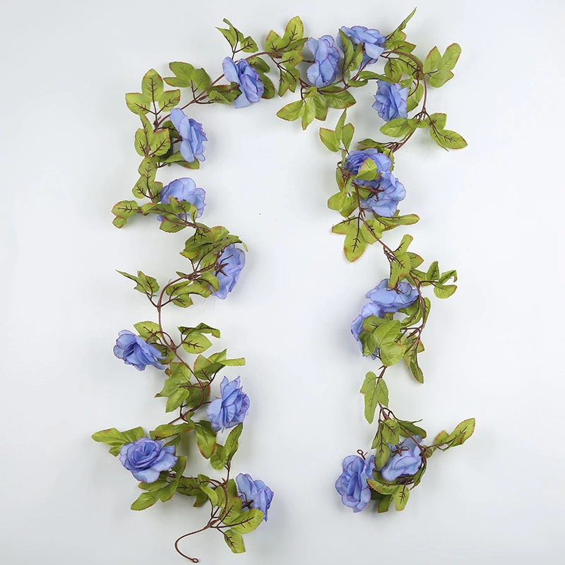 Silk Artificial Rose Vine Hanging Flowers for decoration