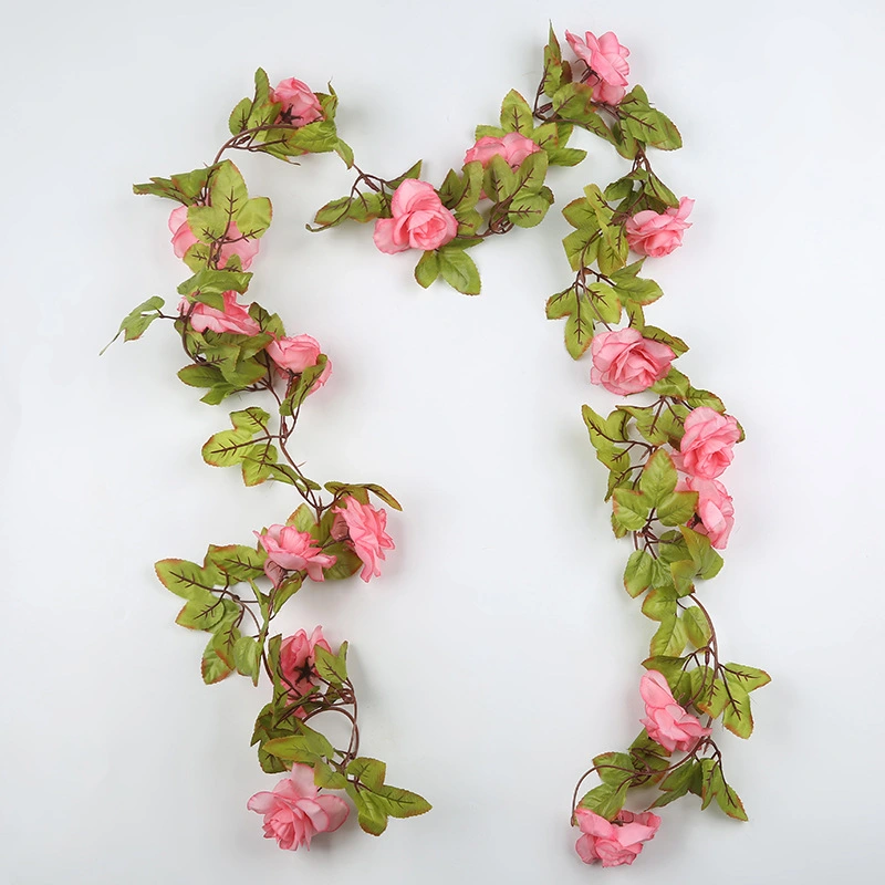 Silk Artificial Rose Vine Hanging Flowers for decoration