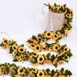 Artificial ivy Fake Sunflowers Vines Decoration 